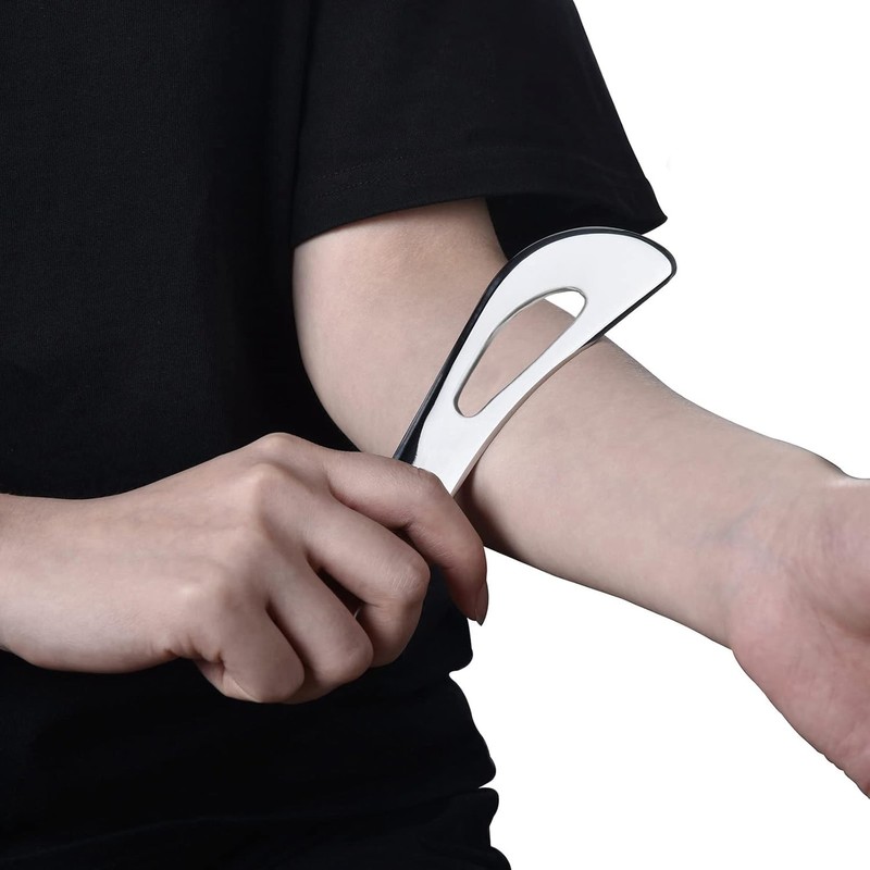 Robulove 3 in 1 Stainless Steel Gua Sha Tool, Muscle