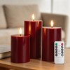 RosMank 3 Set LED Candles, Indoor & Outdoor Candles with