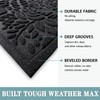 Bulijojo Front Door Mat Entrance,Durable Heavy Duty Welcome Mat,Thick Absorbent