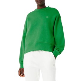 Lacoste Women's Back Print Oversized Sweatshirt, Green, 8