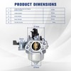 Powtol GX390 13HP Carburetor for Honda GX 390 Engines Pressure