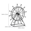 Gatuida Ferris Wheel Model Ferris Wheel Decor Iron Crafts Gold