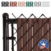 SoliTube Slat Made in America Privacy Inserts for Chain-Link Fence,