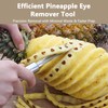 KGCGJVB 2Pcs Pineapple Eye Remover Tool Stainless Steel Peeler and