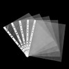 Zinnia A5 Punched Pockets 100 Pack Clear Poly Pockets Tear-Resistant