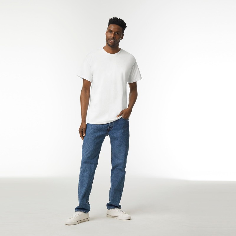 Gildan Gildan Adult Ultra Cotton T-Shirt, Style G2000, Multipack, White