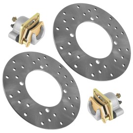 Celox for Polaris Rear LH / RH Brake Caliper and Brake Discs 1911373 1911374 / 5248250