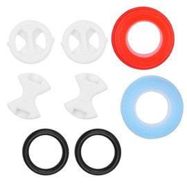 Hsthe Sea Tap Ceramic Repair Kit, Tap Tap Washers, 1/2 Inch Ceramic Tap Washers for Valve Tap, Leaking Tap