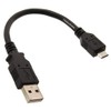 CablesOnline 5-Pack 6 inch USB 2.0 A-Type Male to Micro-B