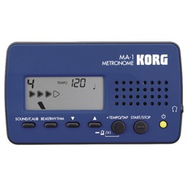 Korg MA-2 Digital Metronome with LCD Display, Blue / Black