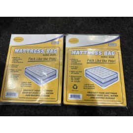 Penske 2 New Mattress Bag 2.5mm Cover King Size 10” X 78” X 96” Moving Supplies Large