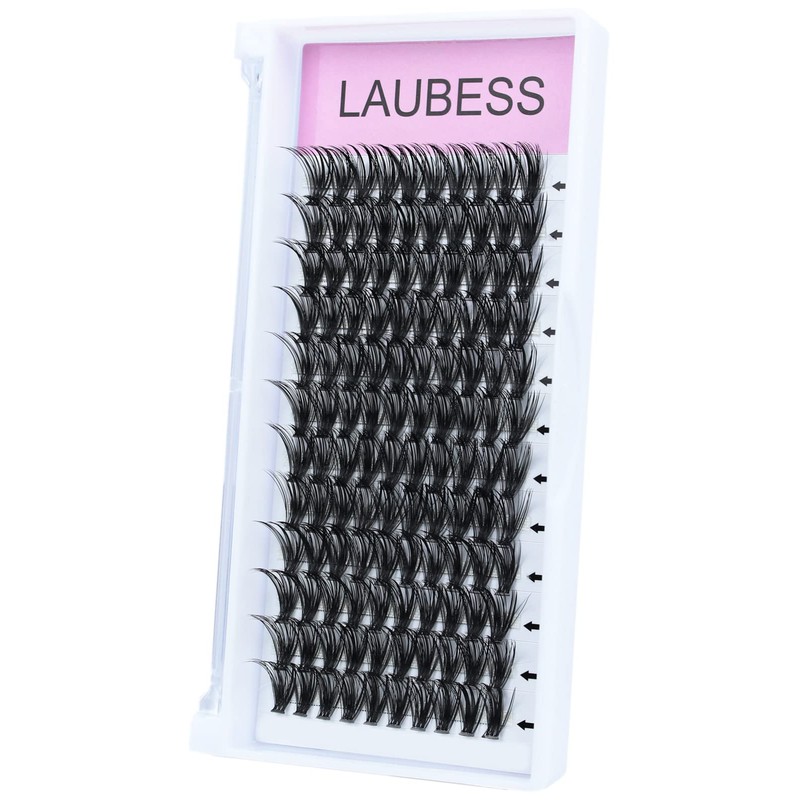 LAUBESS Pestañas Individuales, Resistentes Al Agua, En Bandeja Mixta, Suaves