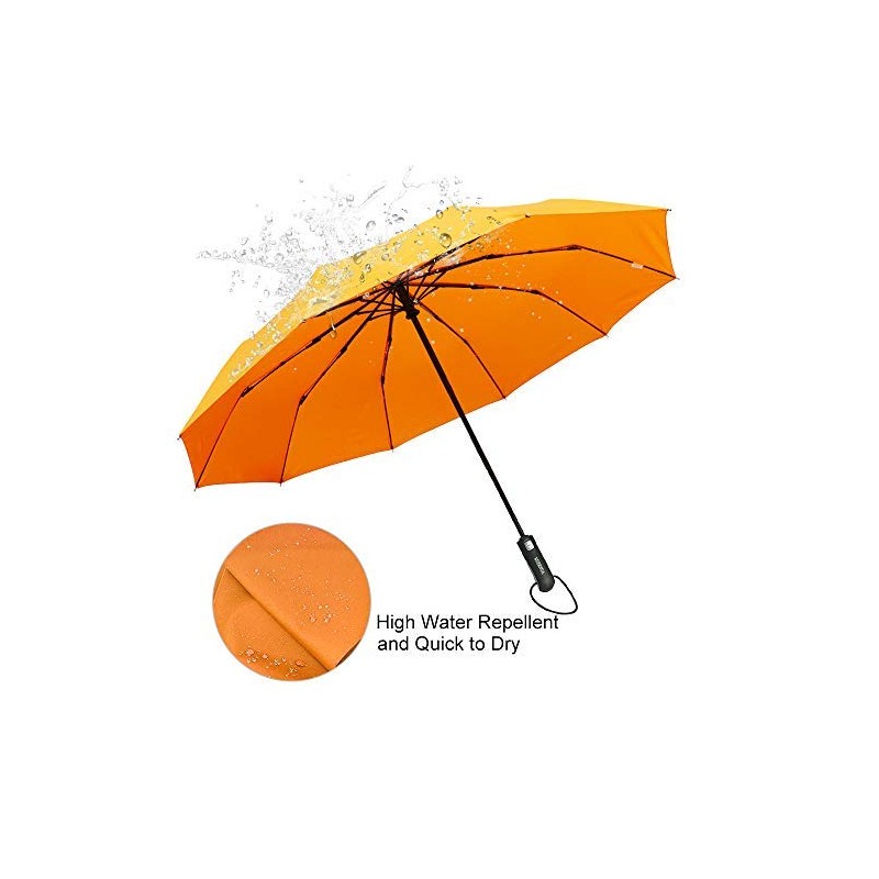 ZOMAKE Compact Umbrella, Auto Open & Close Travel Folding Umbrella,