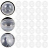 DOITOOL 50 Pcs Transparent Shell Candy Catcher Machine Clear Fillable