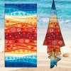Zomer Beach Towel Large 90 x 180 cm Microfibre Quick-Drying