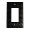 Monarch Abode 19113 Hand Hammered Switch Plate, 1 Gang, Matte