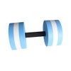 Set of 2 Water Exercise Dumbbells, Foam Removable Aqua Dumbbells