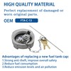 FIQAPJ 2 3/8" Locking Diesel Fuel Cap Compatible with 2002