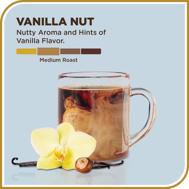 Don Francisco's Vanilla Nut Ground Coffee, Medium Roast – 100%