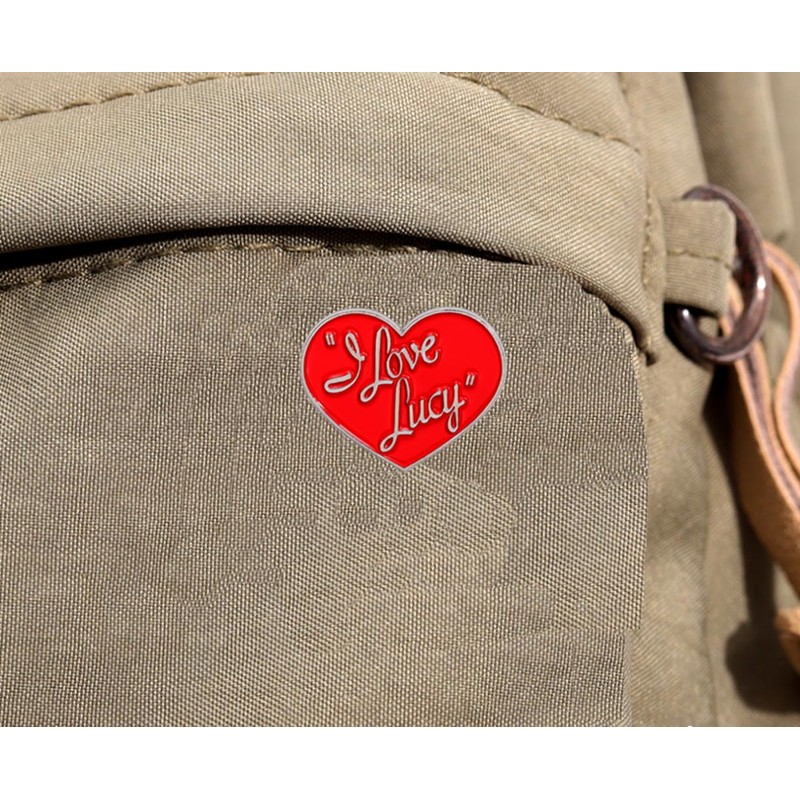 EnigmaGlow I Love Lucy Brooch Pins Badge for Women Men