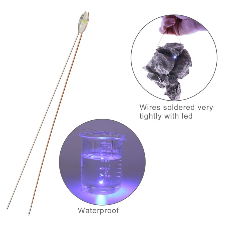 Evemodel 30pcs Pre-soldered Micro Litz Wire Warm White SMD 0603