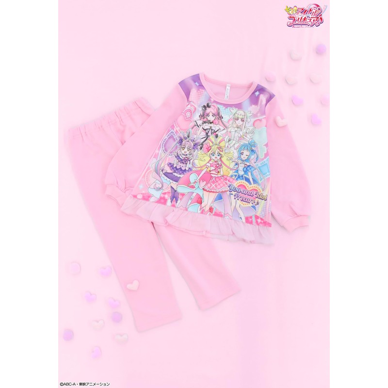 Kaitak Family Kimi and Idol Pretty Cure Kids Luminous Pajamas,