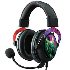 MightySkins Skin Compatible with Kingston HyperX Cloud II Gaming Headset - Neon Splatter | Protective, Durable, and Unique Vinyl Decal wrap Cover | Easy to Apply, Remove | Made in The USA