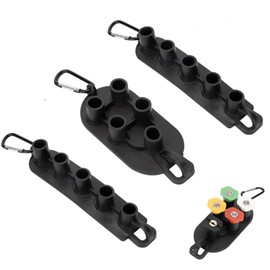 3Pcs Pressure Washer Nozzle Holder Compact Nozzle Tip Holder Spray Tips Storage Organizer with Hanging Clip for Spray Tip Organization