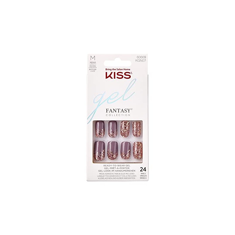 Kiss Gel Fantasy Nails - Rush Hour C, 1 pack