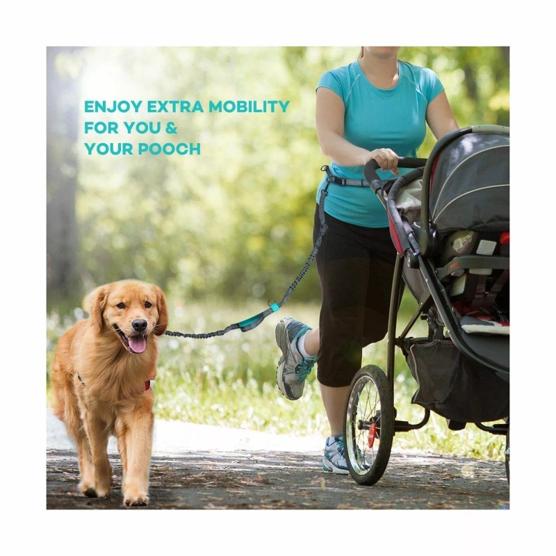 Taotronics Retractable Hands Free Dog Leash with Dual Bungees for