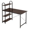 HOME BI Computer Desk with Shelves, Writing Desk for Home