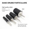 scottchen PRO 2”Long Sanding Drums and Sleeves Set with 1/4”shank