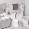 USHOWER Polished Chrome Bathroom Accessories Set, 24-Inch Towel Bar Set