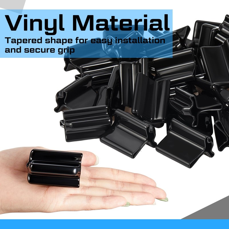 Juexica 50 Pcs Safe T Post Cap T Post Vinyl