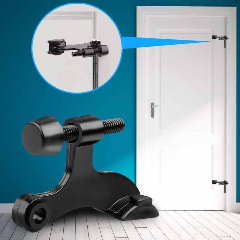 OBTANIM 8 Pack Hinge Pin Door Stopper Heavy Duty Metal