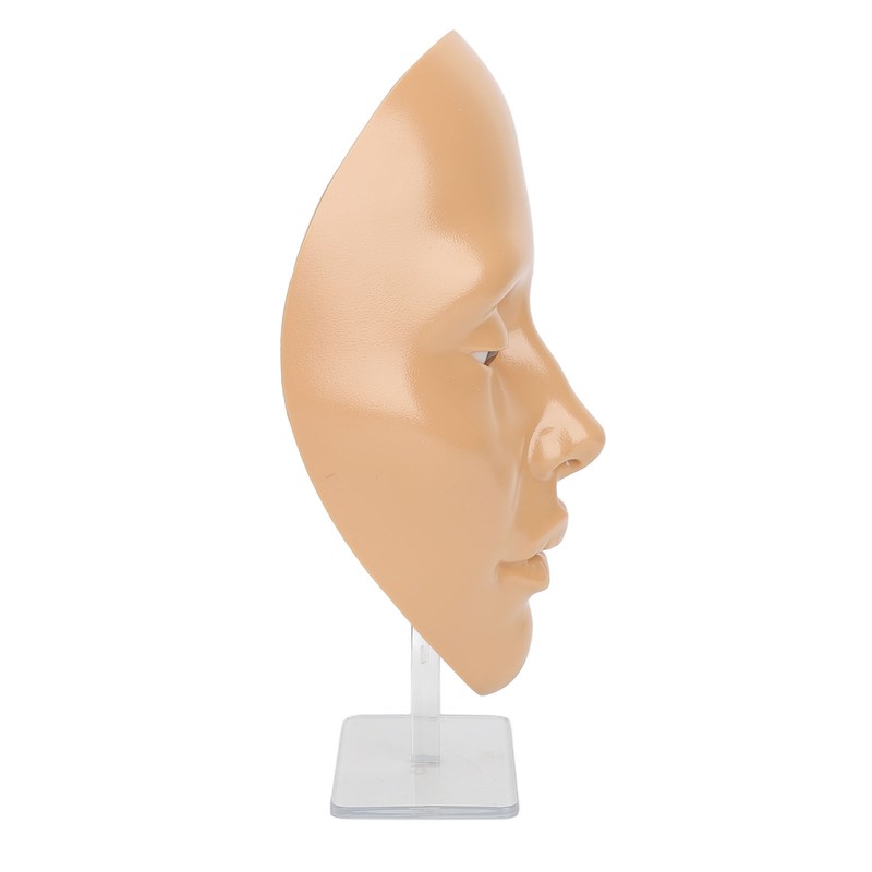 Makeup Practice Face Board 5D Silicone Mannequin Face for Eyes
