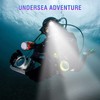 CHICIRIS Diving Headlamp, 5000 Dive Headlight IPX8 Waterproof Scube Head