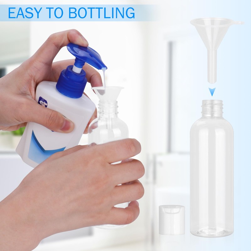 CHGANG Travel Bottles for Toiletries 4 Pack 3.4oz TSA Approved