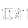 Gedotec Flap Holder High Folding Fitting Black Flap Fitting Maxi
