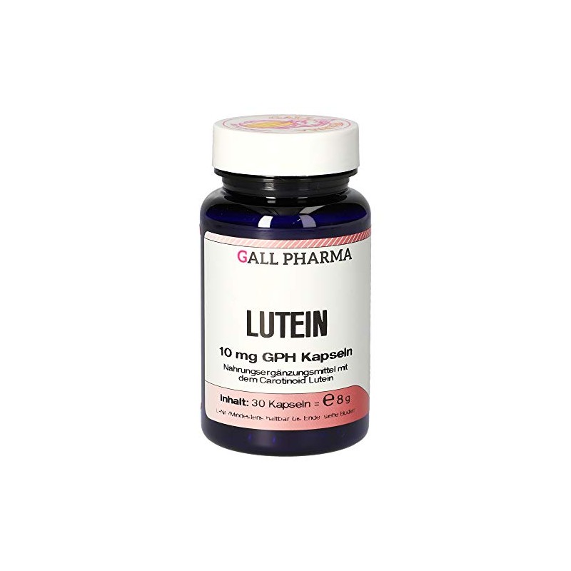 Gall Pharma Lutein 10 mg GPH Capsules, 30 Capsules