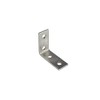 Newhouse Electric 90 Degree 4 Hole Strut Channel Bracket, Silver