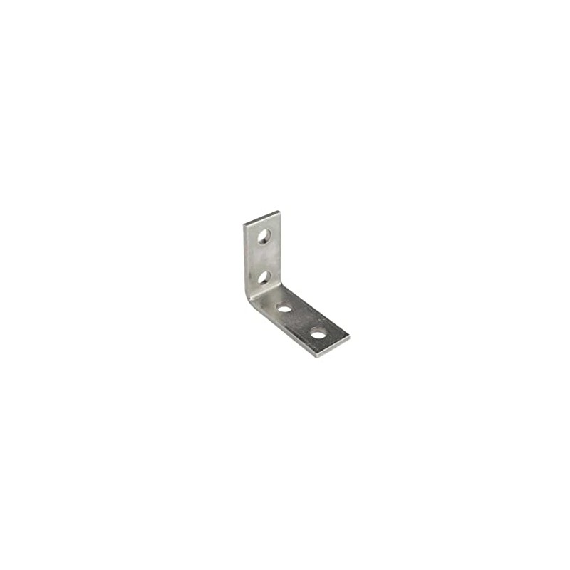 Newhouse Electric 90 Degree 4 Hole Strut Channel Bracket, Silver