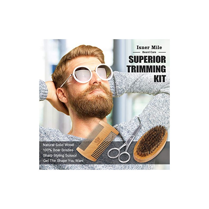 XIKEZAN - Kit para Crecimiento y Cuidado de Barba: Aceite,