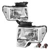 JSBOYAT Headlight Assembly with Bulbs Replacement for 2009-2014 Ford F150