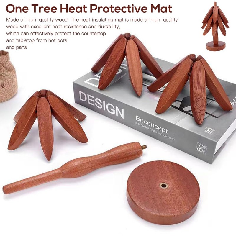 ADDLIVE Tree Wood Coasters, 3 Pcs Tree Art for Wood