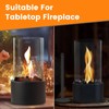 EastFlame Glass Tube Replacement for Table Fireplace