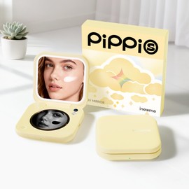 inewme Mini UV Camera Mirror, Portable Compact Mirror for Sunscreen Check