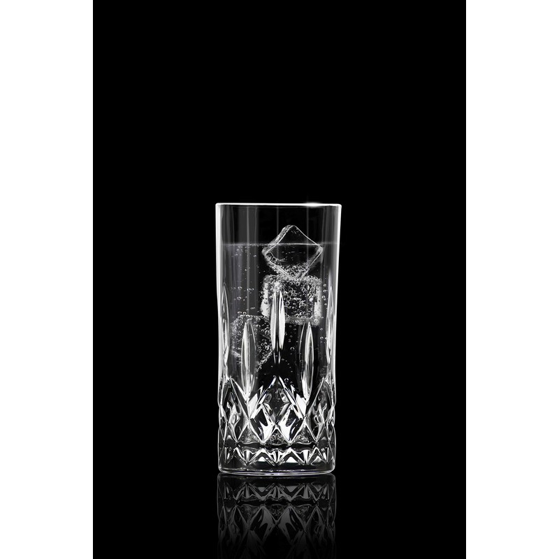 RCR Opera Luxion Crystal Hi-Ball Glasses, Set of 6, 14