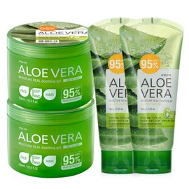 Large Aloe Soothing Gel 500ml x 2 + 150ml x 2 / 알로에 대용량 수딩젤 500ml x 2개+150ml x 2개