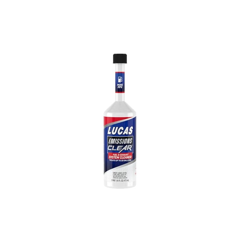 Lucas Oil 10715 Emissions Clear, 16 Ounces (Pack of 1)